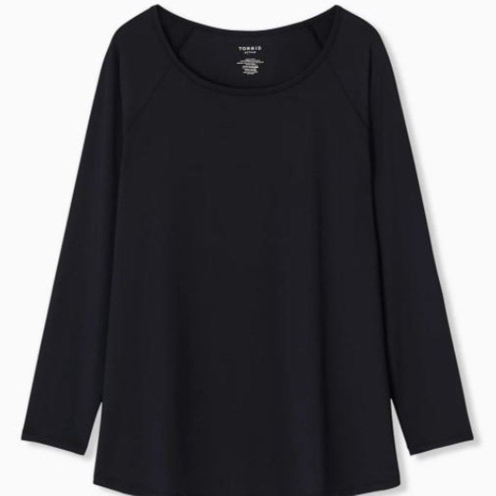 Torrid Long Sleeve Wicking Active Tunic Tee 4X